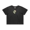 Wo's Heavy Faded Crop Tee 4089 Thumbnail