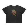 Wo's Heavy Faded Crop Tee 4089 Thumbnail